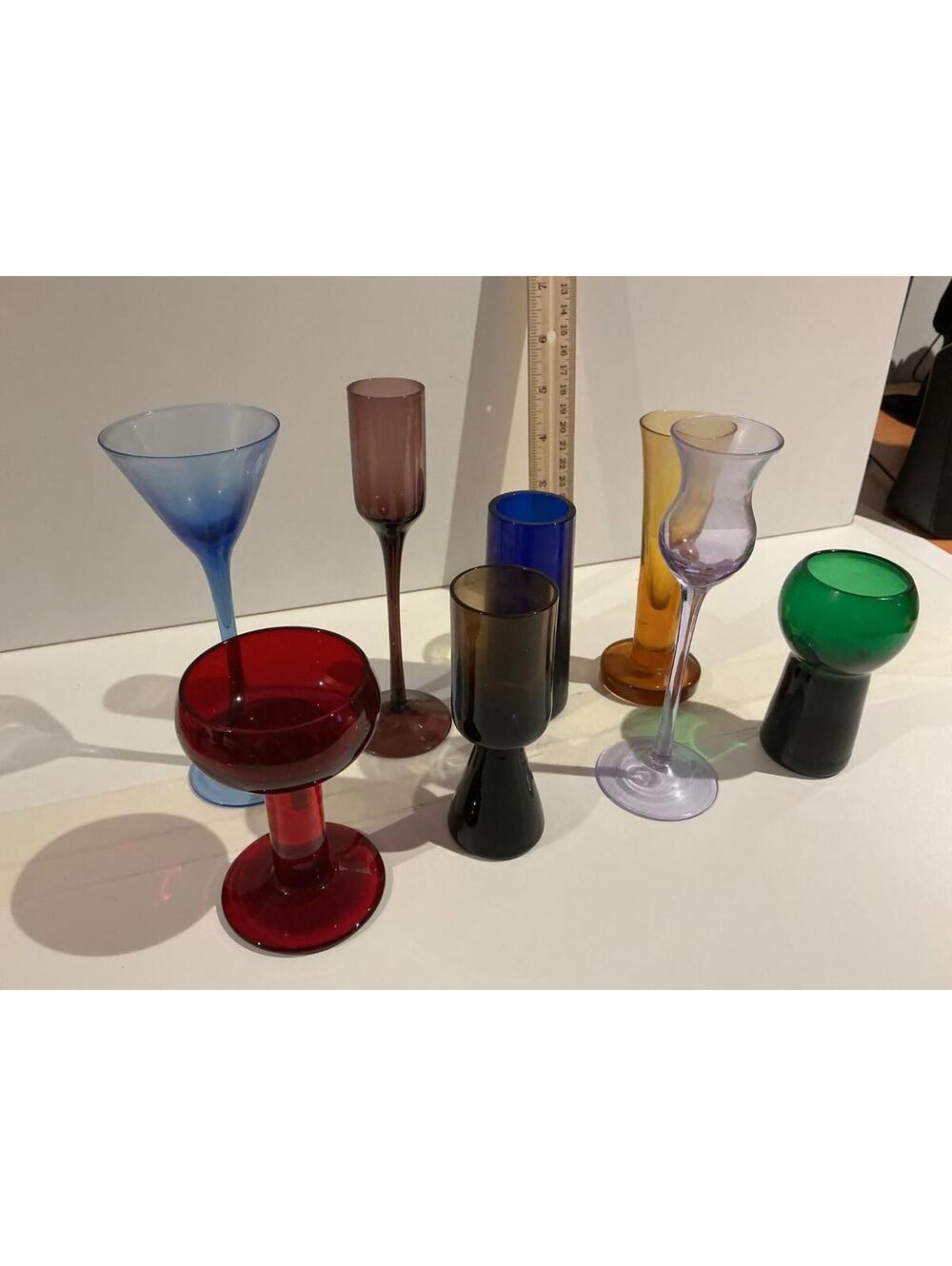 Set of 8 Modern Cordial Glasses